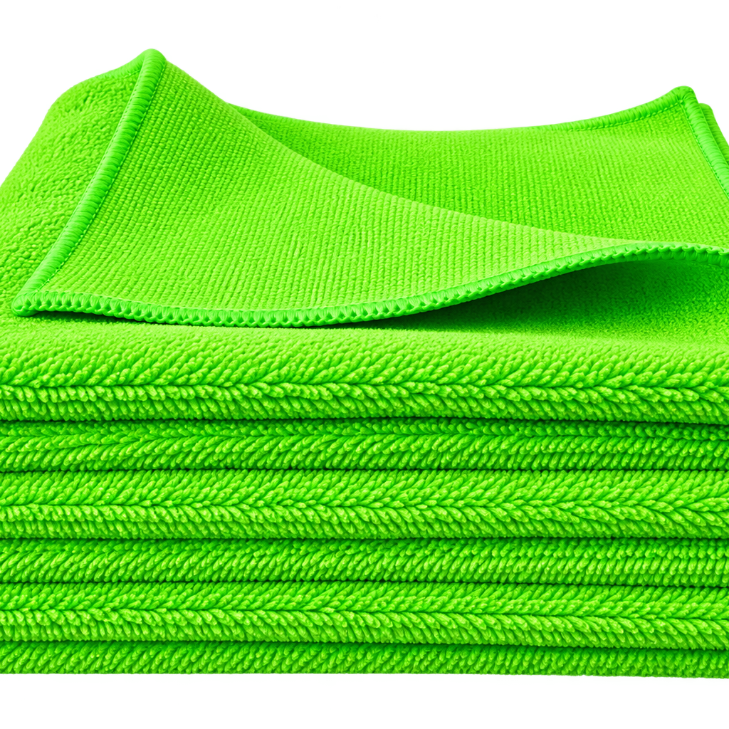 36 Pack GREEN Microfibre