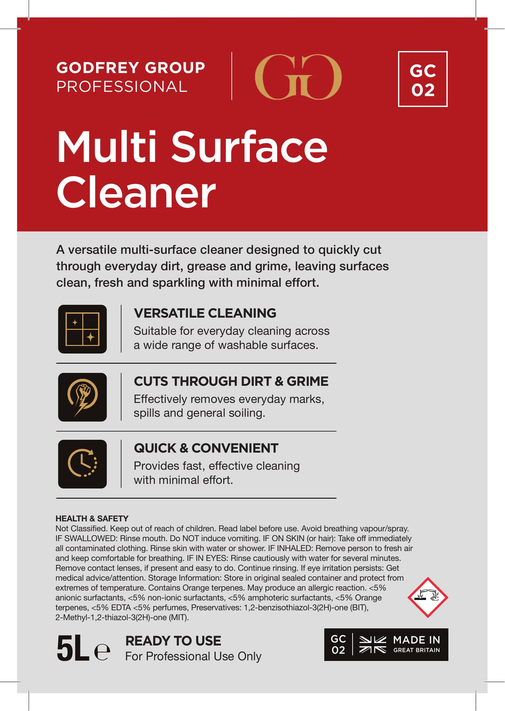 Multi Surface Cleaner