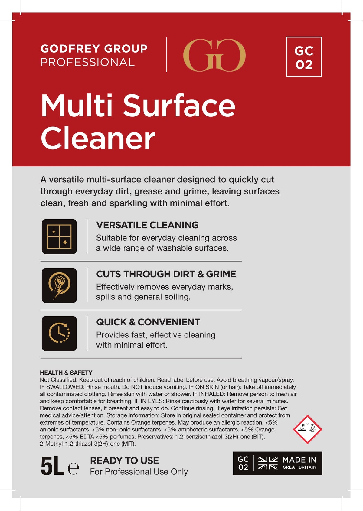 Multi Surface Cleaner