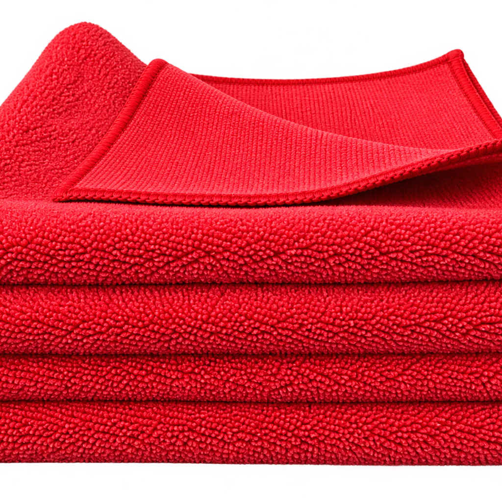 36 Pack RED Microfibre