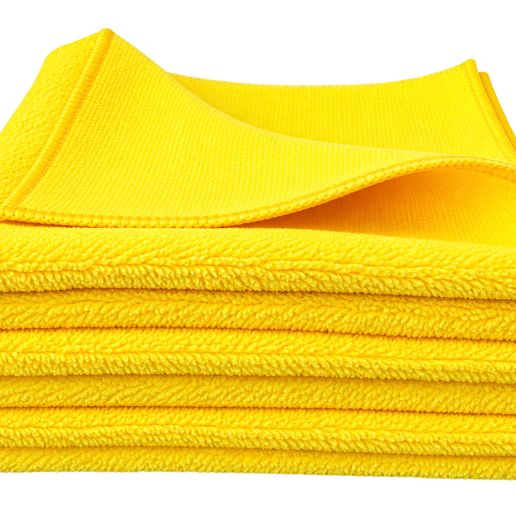 36 Pack YELLOW Microfibre